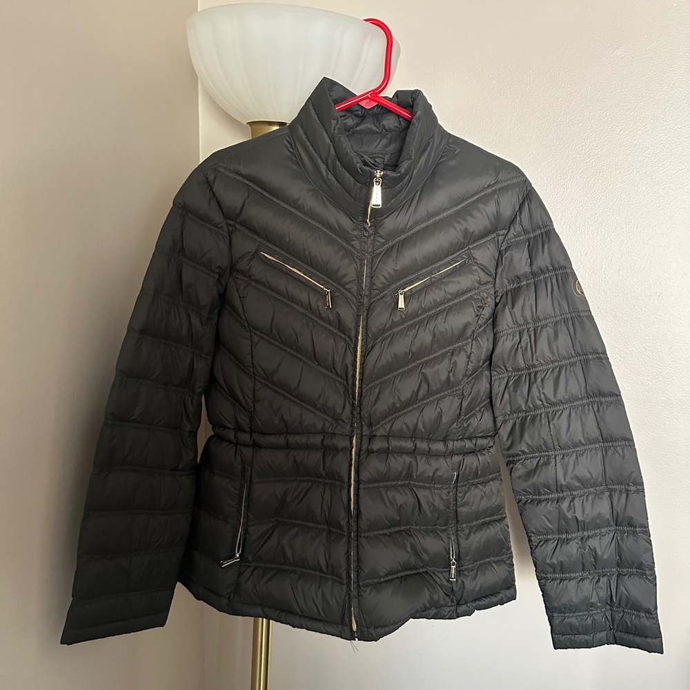 Michael Kors Dark Green Puffer Jacket